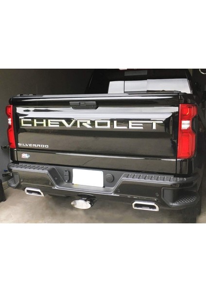 Chevrolet Silverado Bagaj Modifiye Büyük 3m 3D Yazı Logo Arma fırsatları