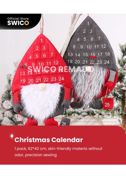 Yaratıcı Takvim Noel Süsleri (Yurt Dışından)