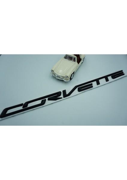 Chevrolet Corvette Bagaj Krom Metal 3m 3D Yazı Logo Arma fırsatları