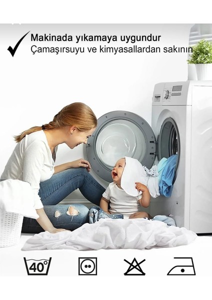 Bebek Çoçuk Sıvı Geçirmez Pamuklu Terletmez Yatak Alezi