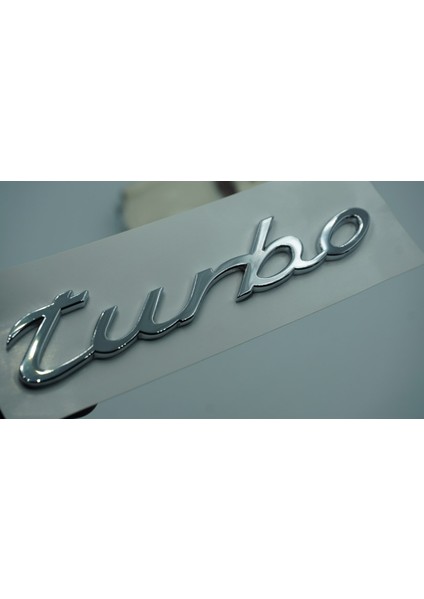 Porsche 911 Turbo Orjinal Bagaj Metal Logo Amblem Arma