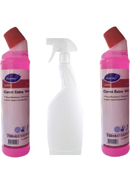 Clonet Extra W41 Banyo Temizleyici 2 x 750 ml