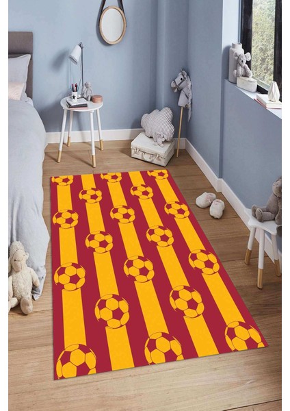 Dijital Baskılı Kaymaz Taban Yıkanabilir Kolay Temizlenir Modern Çocuk Odası Halısı NDÇ-HP-669