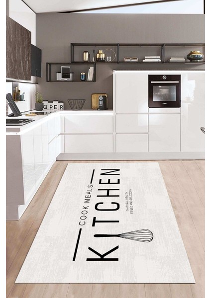 Dijital Baskılı Kaymaz Taban Yıkanabilir Kolay Temizlenir Mutfak Halısı NDM-SD-520
