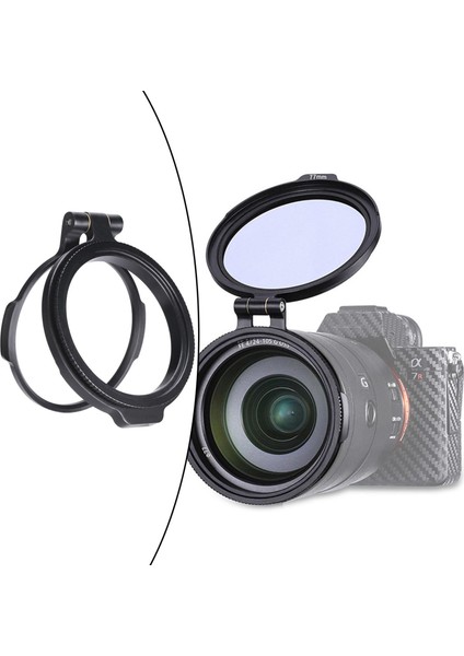 Dslr Kamera Aksesuarı 67MM Için Filtre Adaptörü Hızlı Serbest Bırakma Anahtarı Standı (Yurt Dışından)