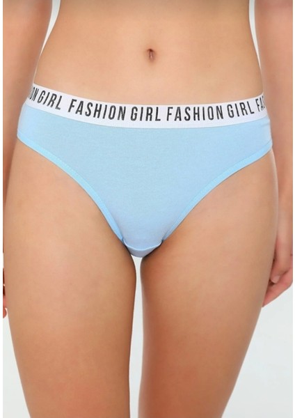 Penye Rahat Kalıp 6'lı Paket Çok Renkli Fashion Girl Kadın Slip Külot fiyatları