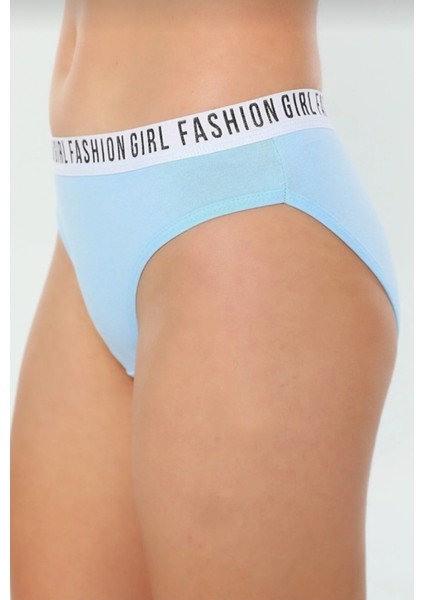 Penye Rahat Kalıp 6'lı Paket Çok Renkli Fashion Girl Kadın Slip Külot modelleri