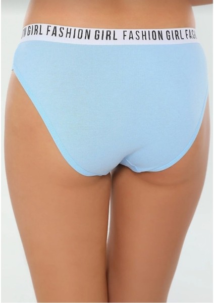Penye Rahat Kalıp 6'lı Paket Çok Renkli Fashion Girl Kadın Slip Külot fırsatları