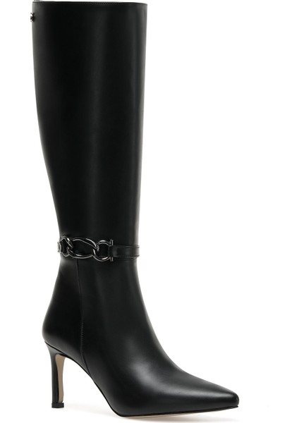 Incı Gera.c 2pr Siyah Kadın Topuklu Çizme