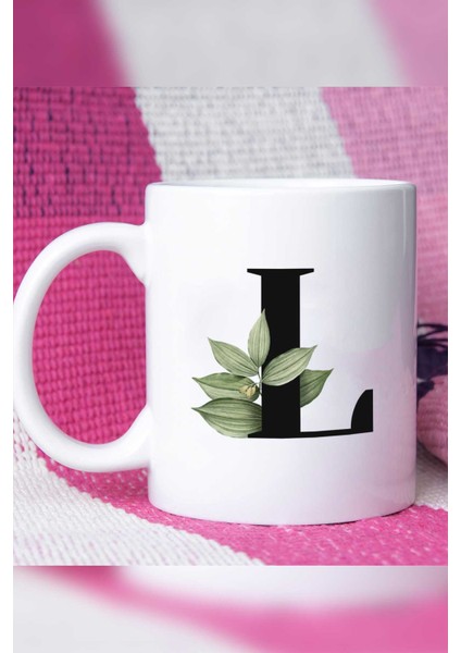 Botanik L Harfli Kupa Bardak Beyaz modelleri