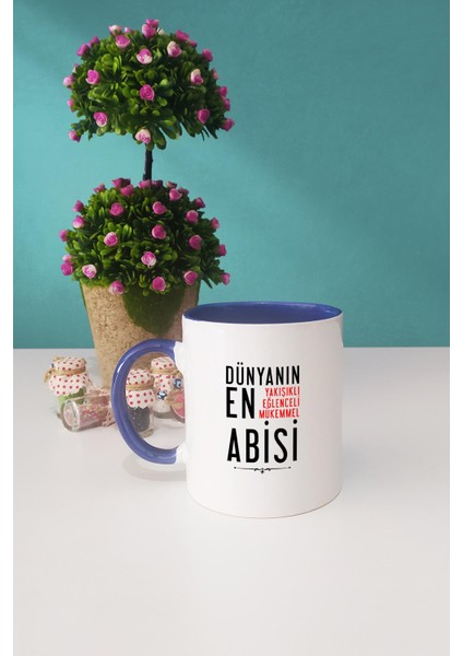 Abiye Hediye Kupa Bardak Lacivert