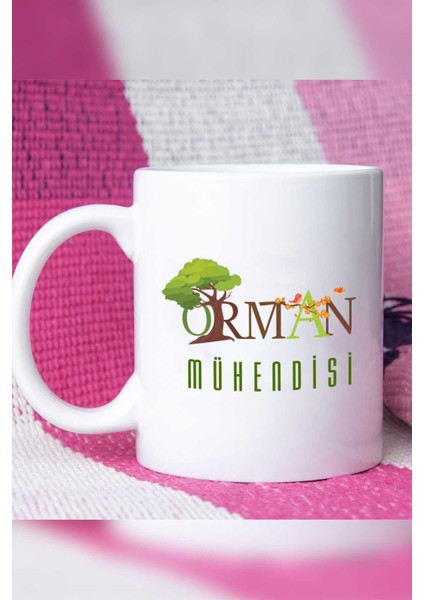 Orman Mühendisi Hediye Kupa Bardak Beyaz modelleri