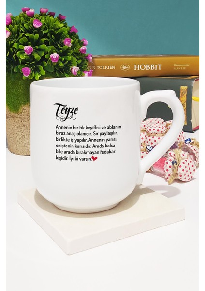 Teyzeye Hediye Teyze Kupa Bardak Oval fiyatları