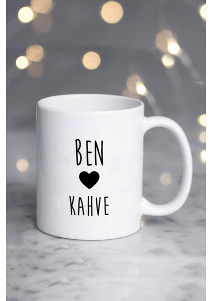 Ben Kalp Kahve Kupa Bardak Beyaz fiyatları