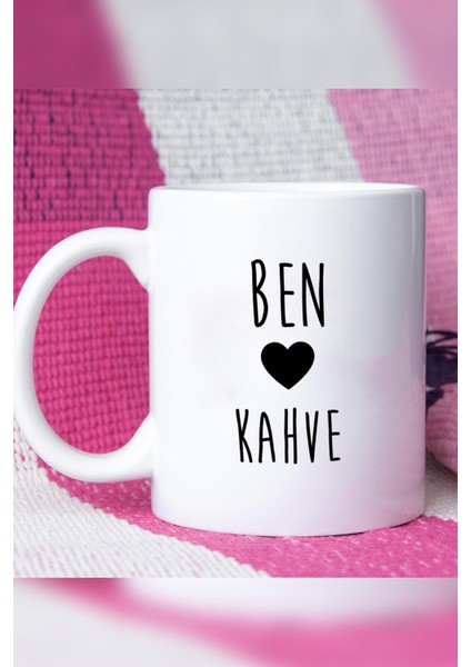 Ben Kalp Kahve Kupa Bardak Beyaz modelleri