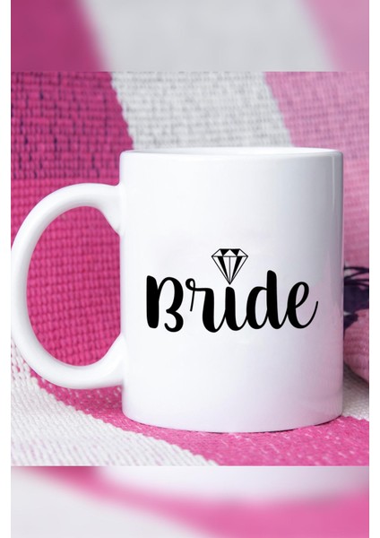 Bride Gelin Hediye Kupa Bardak Beyaz modelleri