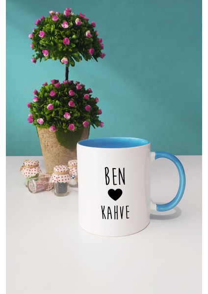 Ben Kalp Kahve Kupa Bardak Mavi fiyatları