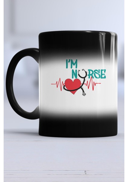 Hemşireye Hediye I Am Nurse Kupa Bardak Sihirli