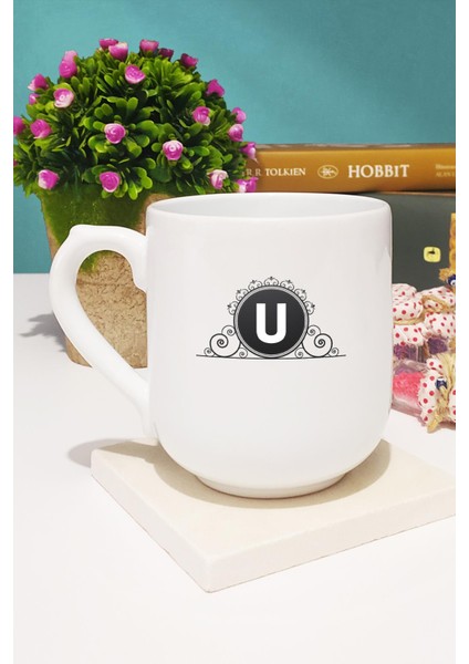 U Harfli Kupa Bardak Oval