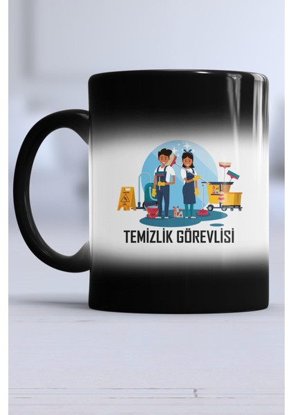 Temizlik Görevlisi Kupa Bardak Sihirli