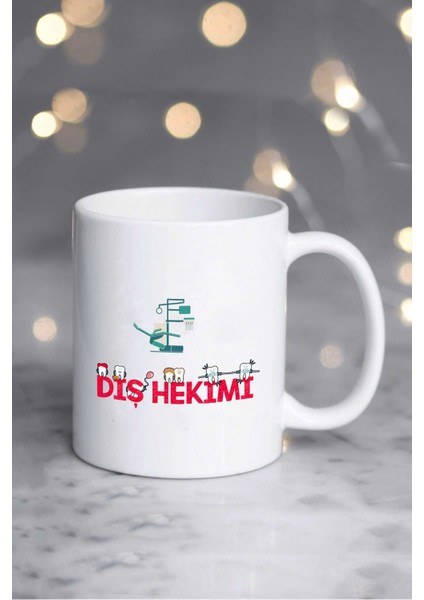 Diş Hekimi Hediye Kupa Bardak Beyaz fiyatları
