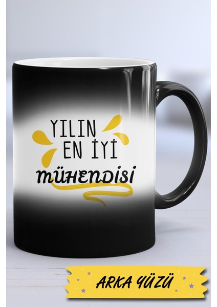 Yılın En Iyi Mühendisi Mühendise Hediye Kupa Bardak Sihirli modelleri