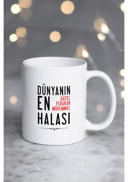 Halaya Hediye Kupa Bardak Beyaz