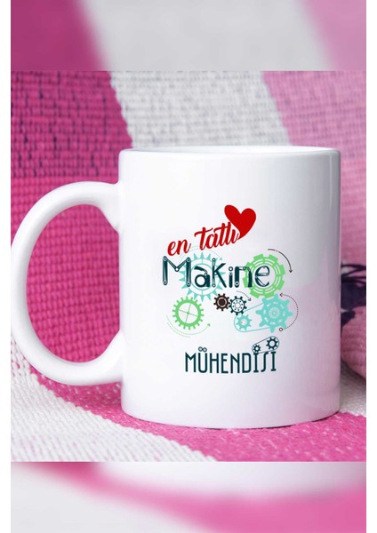 En Tatlı Makine Mühendisi Hediye Kupa Bardak Beyaz modelleri