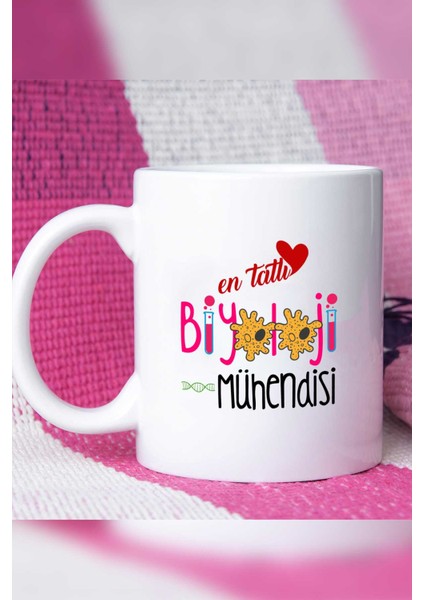 En Tatlı Biyoloji Mühendisi Hediye Kupa Bardak Beyaz