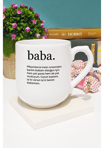 Baba Babalar Günü Hediyesi Kupa Bardak Oval fiyatları