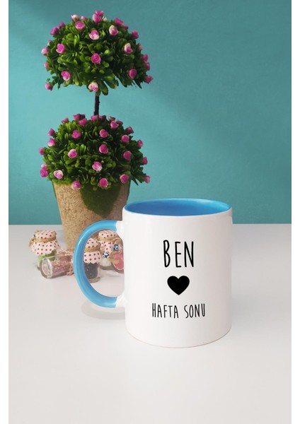 Ben Kalp Hafta Sonu Kupa Bardak Mavi