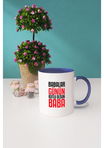 Babalar Günün Kutlu Olsun Baba Kupa Bardak Lacivert fiyatları