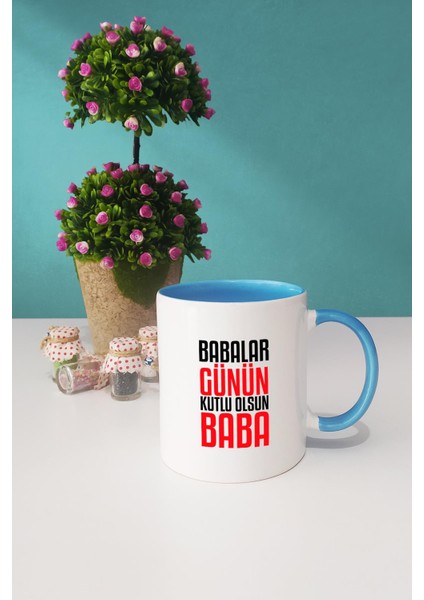 Babalar Günün Kutlu Olsun Baba Kupa Bardak Mavi fiyatları