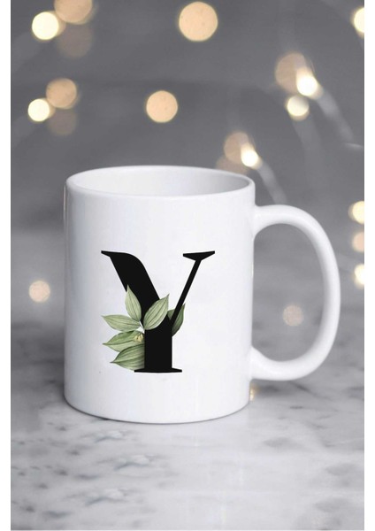 Botanik Y Harfli Kupa Bardak Beyaz fiyatları