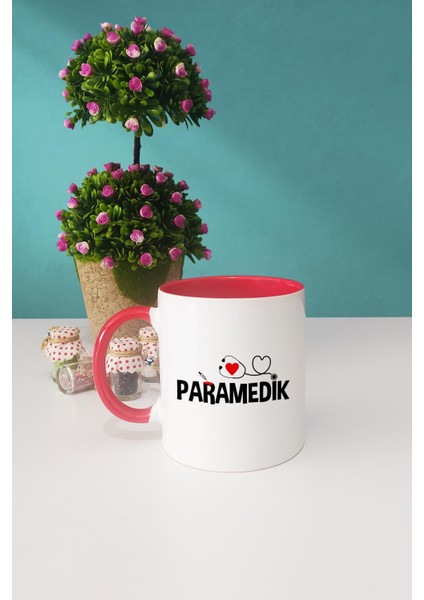 Paramedik Hediye Kupa Bardak Kırmızı