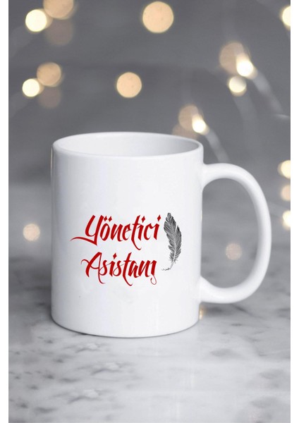 Yönetici Asistanı Kupa Bardak Beyaz