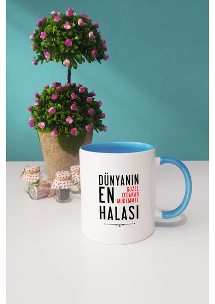 Halaya Hediye Kupa Bardak Mavi