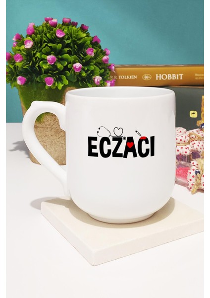 Eczacı Hediye Kupa Bardak Oval