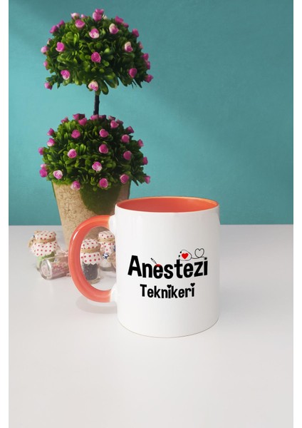 Anestezi Teknikeri Hediye Kupa Bardak Turuncu fiyatları