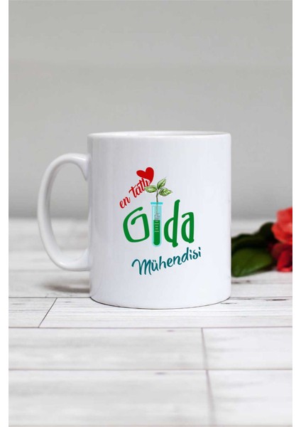 En Tatlı Gıda Mühendisi Hediye Kupa Bardak Beyaz