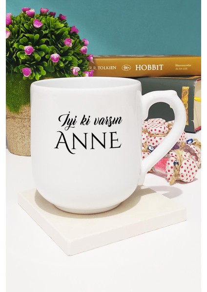 Iyi Ki Varsın Anne Anneye Hediye Kupa Bardak Oval fiyatları