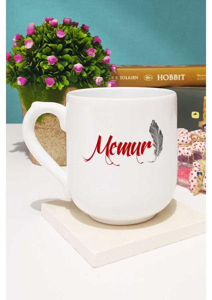 Memur Hediye Kupa Bardak Oval
