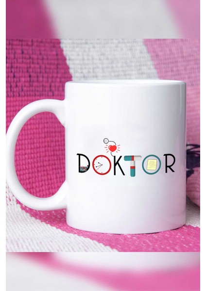 Doktor Hediye Kupa Bardak Beyaz