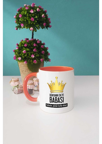 Babalar Günü Hediyesi Kupa Bardak Turuncu fiyatları
