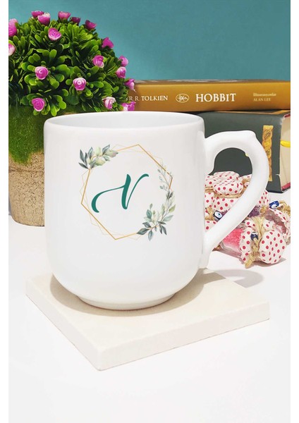 Çiçekli V Harfli Kupa Bardak Oval fiyatları