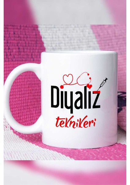 Diyaliz Teknikeri Kupa Bardak Beyaz modelleri