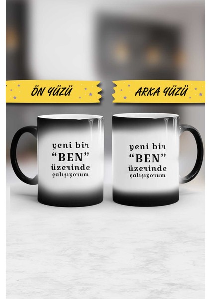 Mottolu Yeni Bir Ben Kupa Bardak Sihirli fiyatları