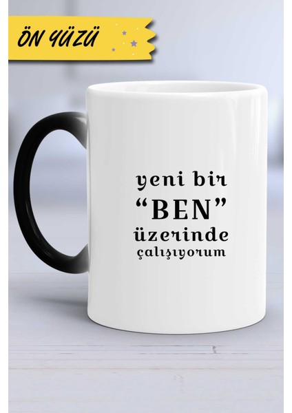 Mottolu Yeni Bir Ben Kupa Bardak Sihirli fırsatları