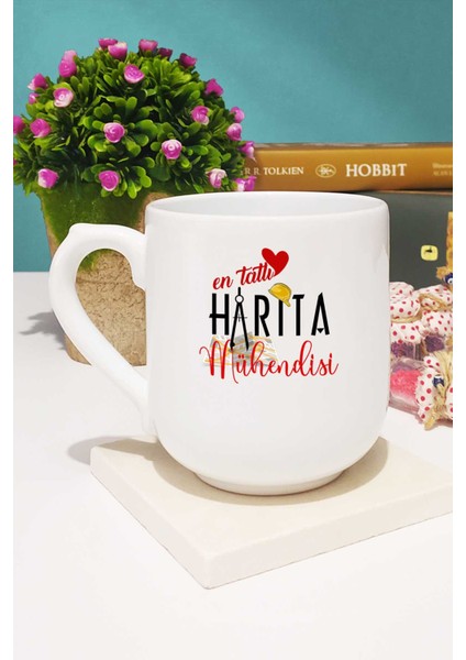 En Tatlı Harita Mühendisi Kupa Bardak Oval