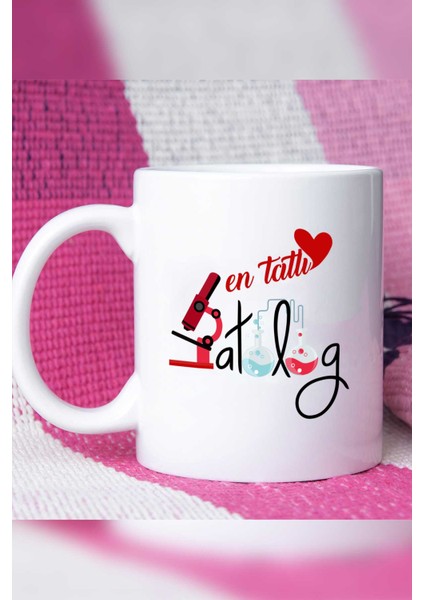 En Tatlı Patolog Hediye Kupa Bardak Beyaz modelleri